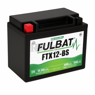 Bater�a AGM Moto FQS FTX12-BS | 12V 10,5A EN180A